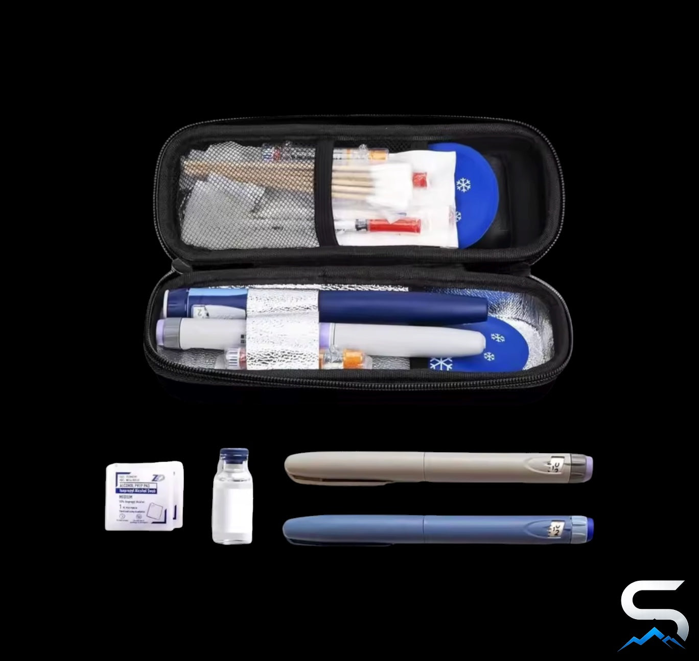 STRATIK COOLER — Insulated Travel Case with Temperature Display