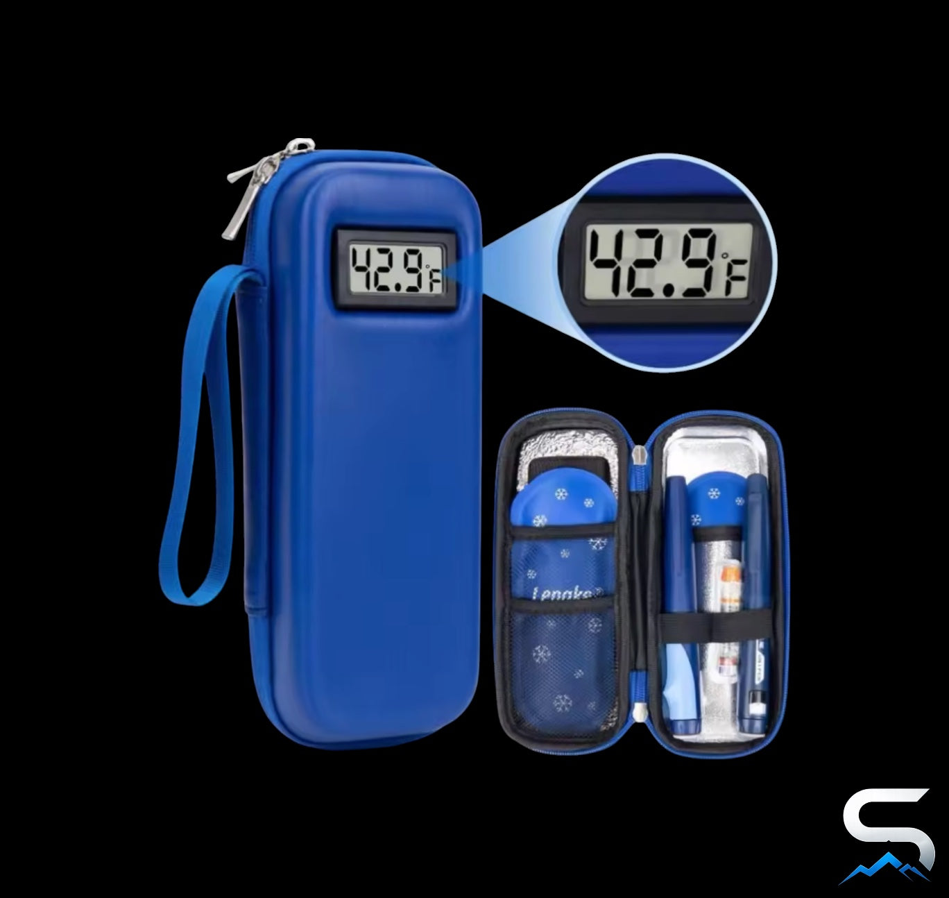 STRATIK COOLER — Insulated Travel Case with Temperature Display