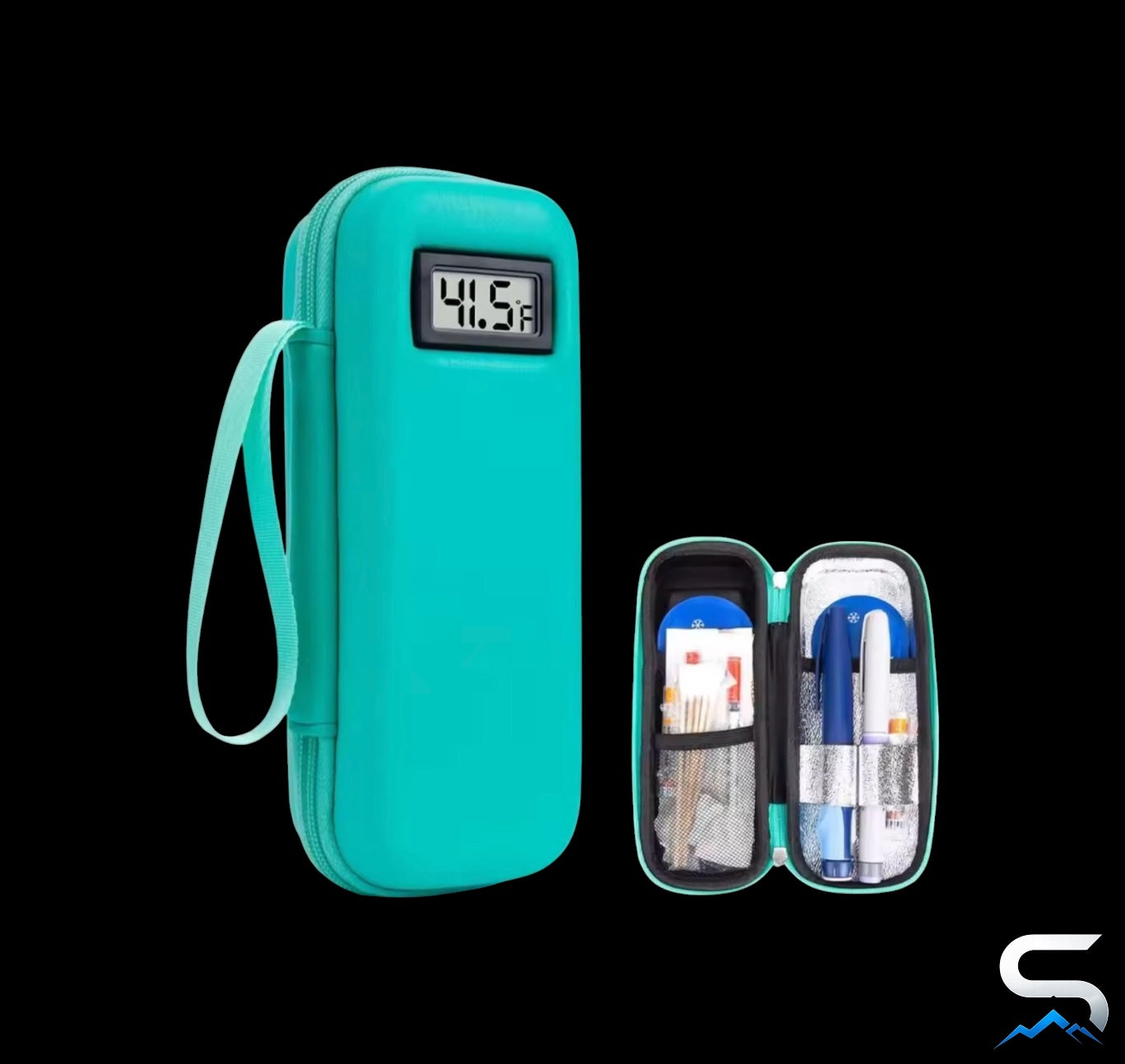 STRATIK COOLER — Insulated Travel Case with Temperature Display